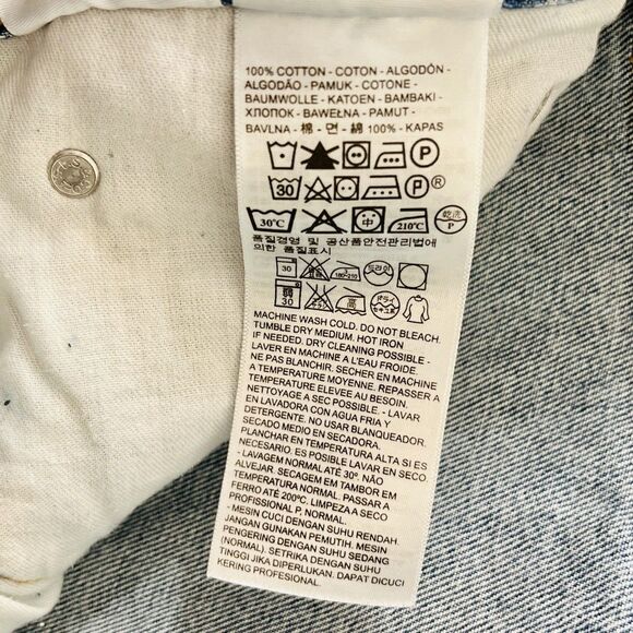 Levi's 505 Jeans Mens 38 X 34 Regular Fit Straight Leg Medium Stonewash Blue - Picture 11 of 11